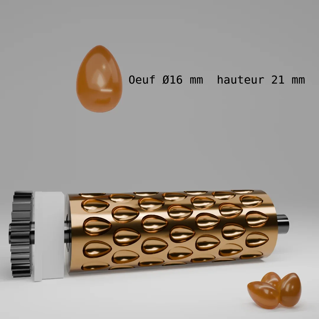 Rouleau modèle Œuf